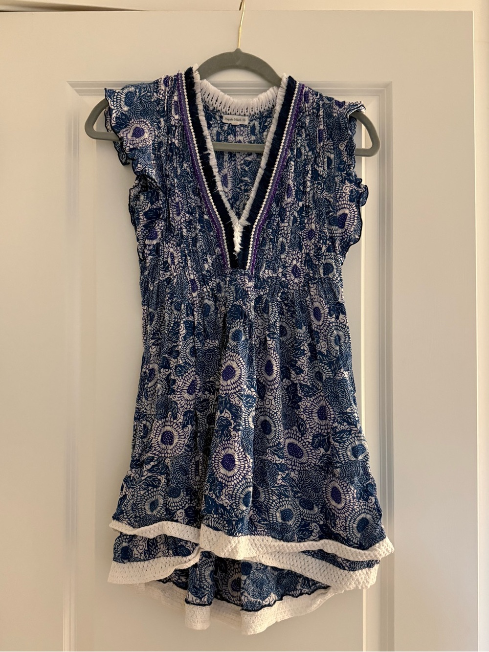 Poupette St. Barth Blue Lavender Coverup
